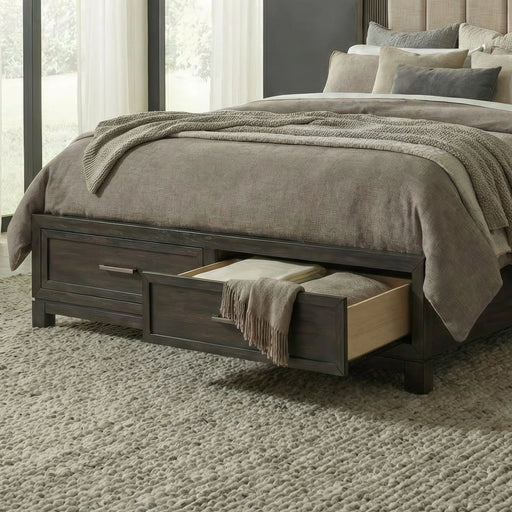 Modern Edge Storage Footboard w/ Slat Roll image