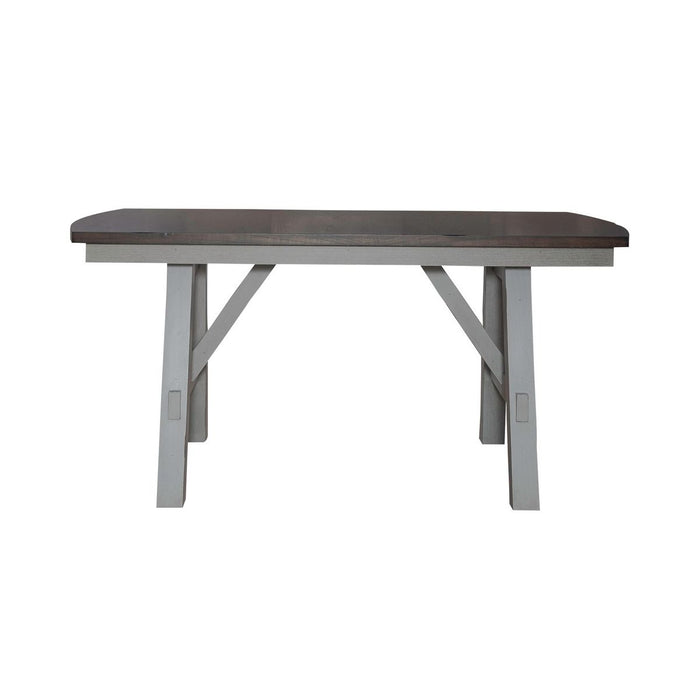 Liberty Furniture Newport Gathering Table in Smokey Grey