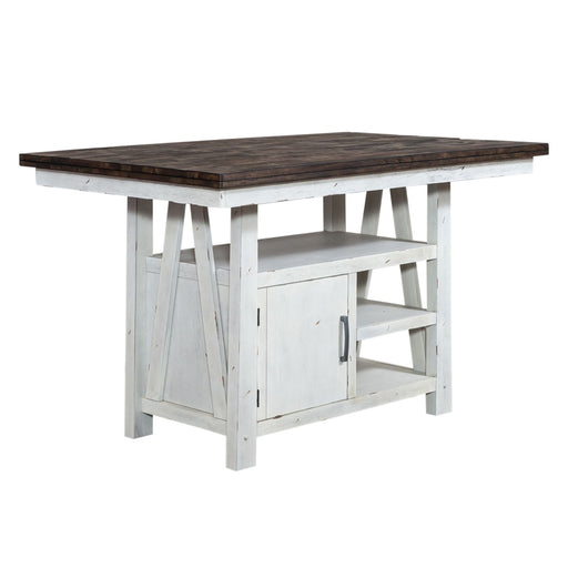 Farmhouse 5 Piece Gathering Table Set image