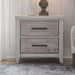 Liberty Furniture Backroads Nightstand w/ Charging Station in Weathered White/Parchment Brown image