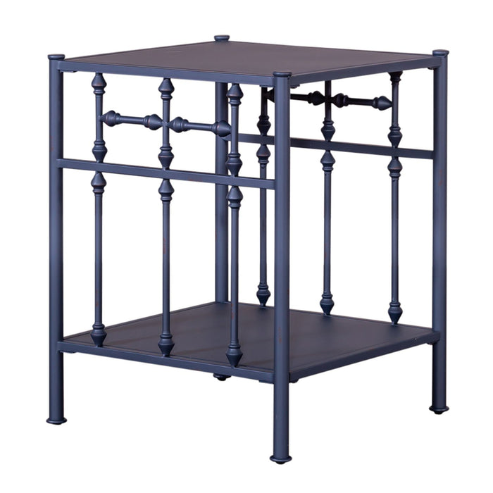 Vintage Series Open Nightstand in Navy