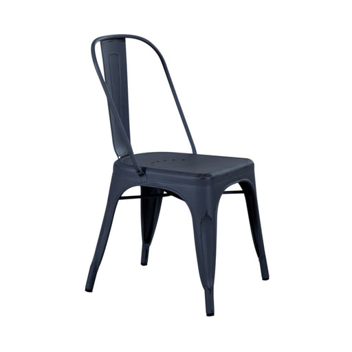 Liberty Furniture Vintage Series Bow Back Side Chair in Navy (Set of 2) image
