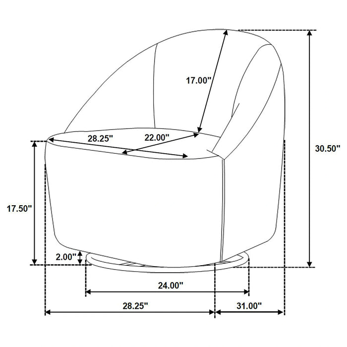 Leon Swivel Accent Chair