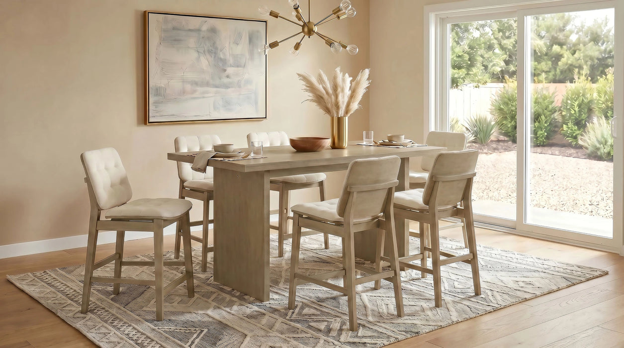 Redbridge Upholstered Dining Counter Chair of 2