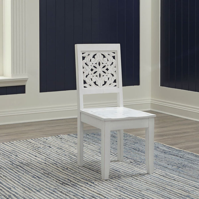 Liberty Furniture Trellis Lane Accent Chair in Weathered White