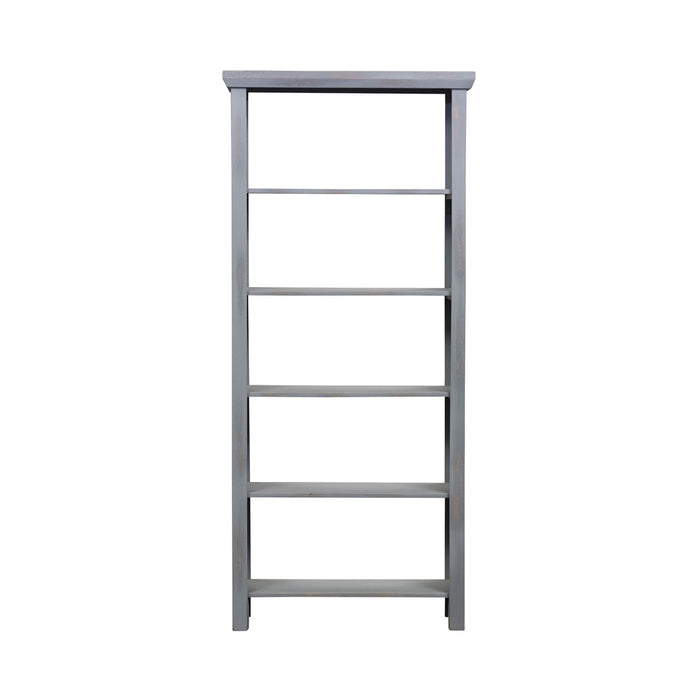 Liberty Furniture Trellis Lane Accent Bookcase in Grey EST SHIP TIME APPX 4 WEEKS