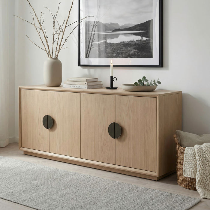 Luna 4 Door Accent Cabinet image