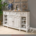 Liberty Furniture River Place Breakfront Server in Riverstone White & Tobacco image