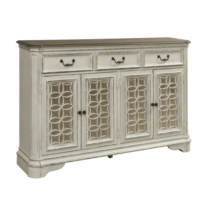 Magnolia Manor Hall Buffet in Antique White image
