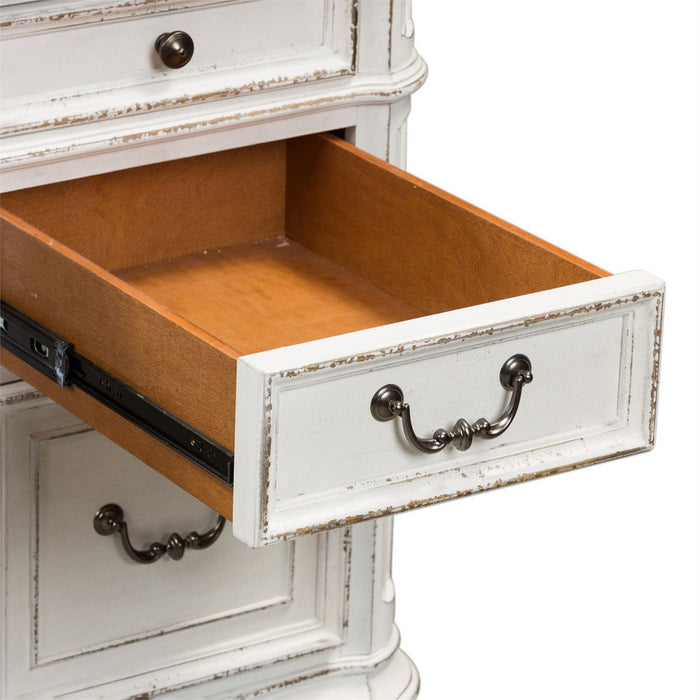 Liberty Magnolia Manor Jr Executive Desk in Antique White 244-HOJ-DSK