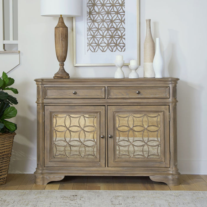 Liberty Furniture Magnolia Manor Buffet in Weathered Bisque