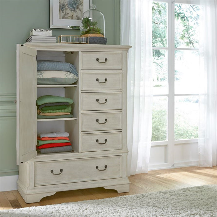 Liberty Funiture Bayside Gentleman's Chest in Antique White