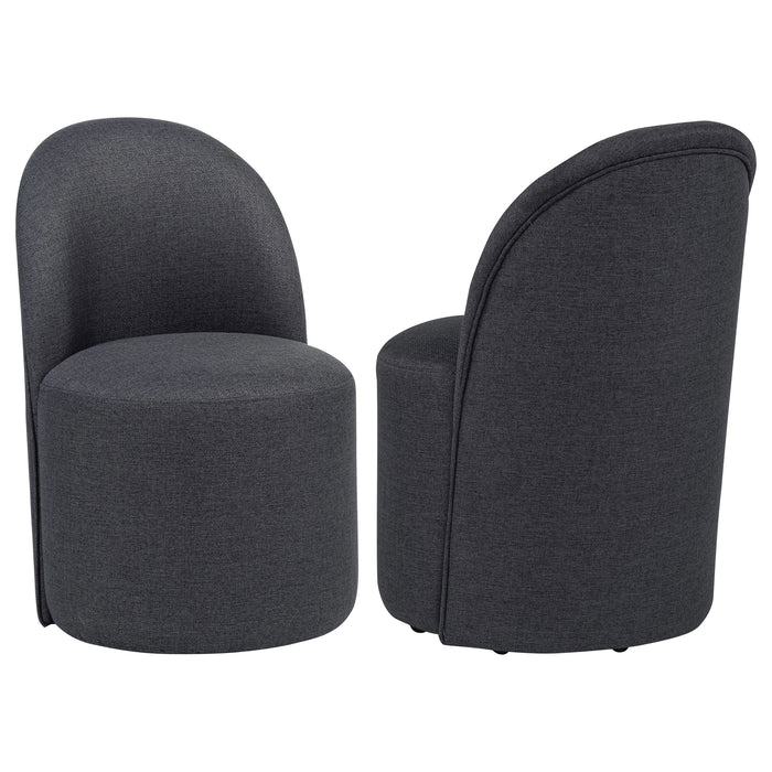 Aubrey Upholstered Barrel Dining Side Chair
