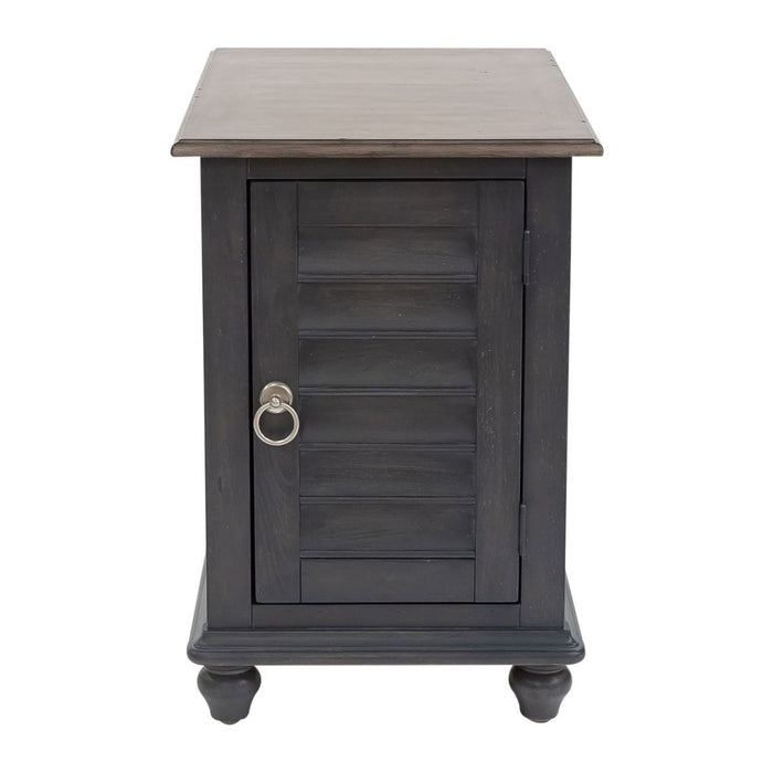 Liberty Furniture Ocean Isle Chair Side Table in Slate image