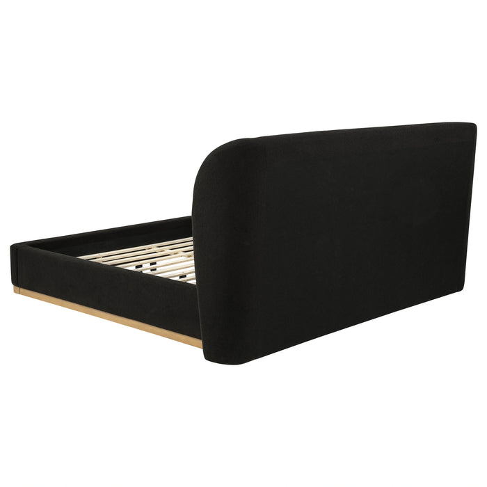 Blaire Upholstered Wingback Platform Bed