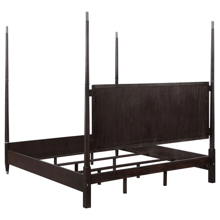 Emberlyn Four-Poster Panel Bed
