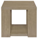 Pavone Open-Shelf Coffee and End Table Set - Latte 2-Piece Set