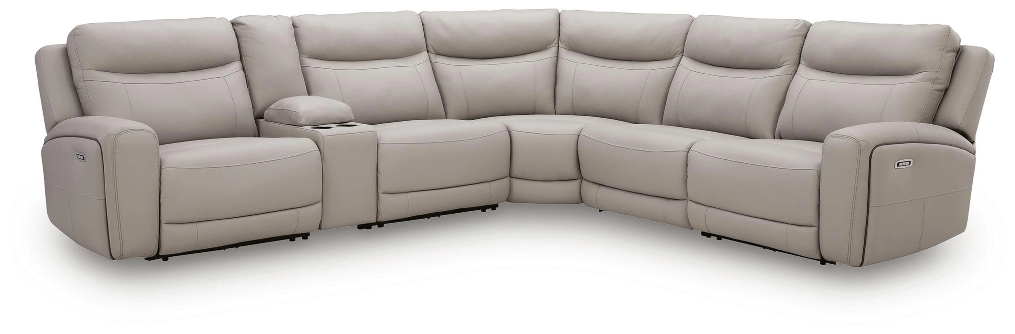 Gravier Power Reclining Sectional with Storage Console