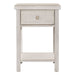 Liberty Furniture Modern Farmhouse Chair Side Table in White image