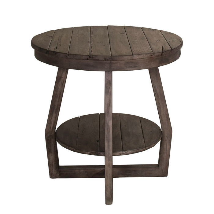 Liberty Furniture Hayden Way End Table in Gray image