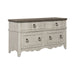 Liberty Chesapeake Credenza in Wirebrushed Antique White image