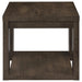 Pavone Open-Shelf Coffee and End Table Set - Dark Rustic Mango 3-Piece Set
