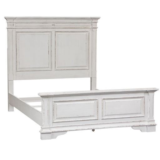 Abbey Park King Panel Bed, Dresser & Mirror, Night Stand - Furniture Warehouse Direct (Victoria, TX)
