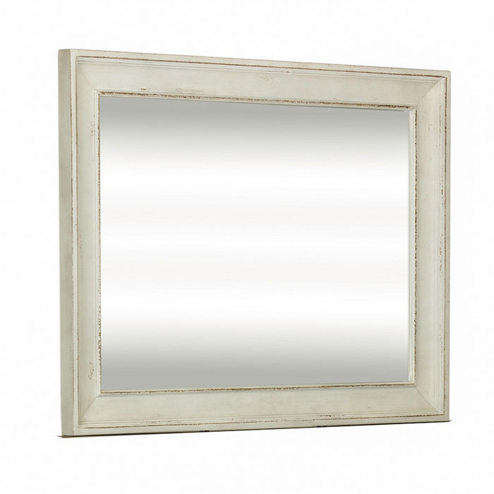 Abbey Park Mirror in Antique White - Furniture Warehouse Direct (Victoria, TX)