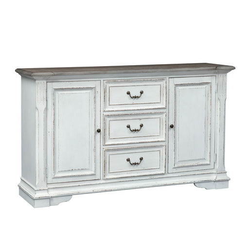 Abbey Park Buffet in Antique White - Furniture Warehouse Direct (Victoria, TX)