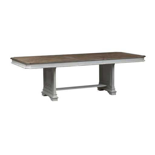 Abbey Park 7 Piece Trestle Table Set - Furniture Warehouse Direct (Victoria, TX)