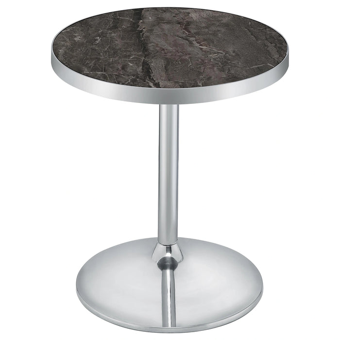 Cazen Round Pedestal Side Table