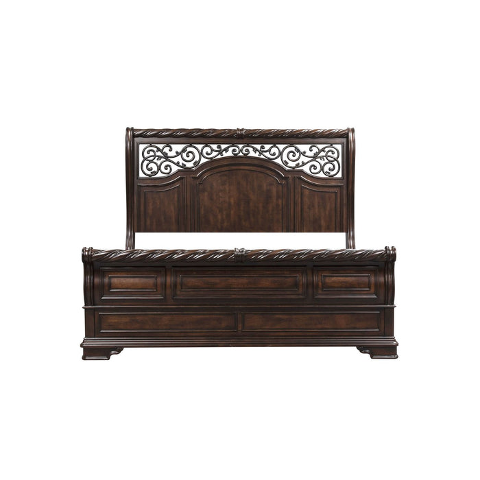 Arbor Place King California Sleigh Bed, Dresser & Mirror, Chest, Night Stand image