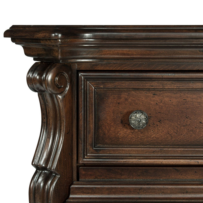 Arbor Place King Sleigh Bed, Dresser & Mirror, Chest