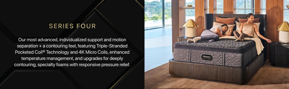 Beautyrest BlackÂ® Series Four 16" Hybrid Firm Apex Top Mattress