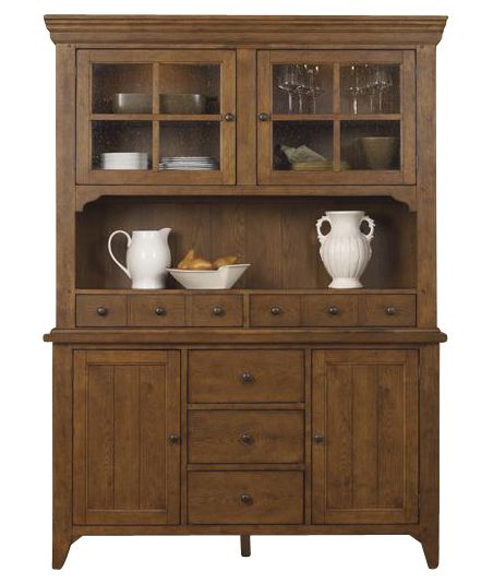 Liberty Furniture Hearthstone Buffet in Rustic Oak