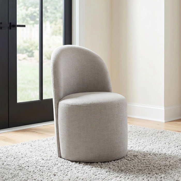 Aubrey Upholstered Barrel Dining Side Chair