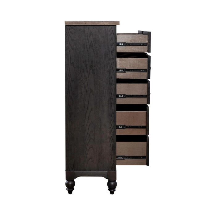 Liberty Furniture Americana Farmhouse 12 Drawer Chesser in Black