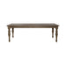 Americana Farmhouse Rectangular Leg Table in Dusty Taupe & Black image