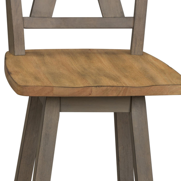 Lindsey Farm Counter Height Swivel Chair (RTA)