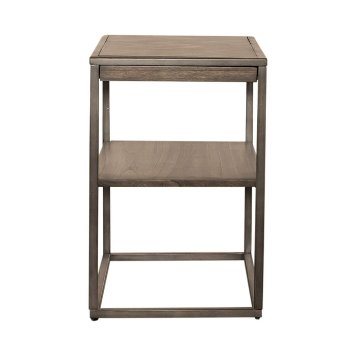 Jamestown Chair Side Table in Brown image