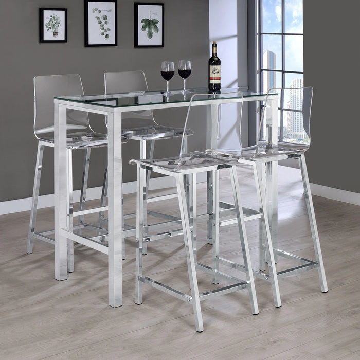 Tolbert Bar Table Set (Table and 4 Stool)