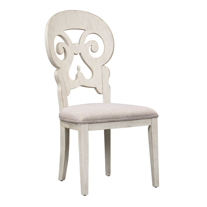 Farmhouse Reimagined 5 Piece Pedestal Table Set