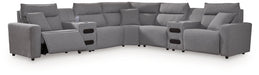 Modmax II Power Reclining Sectional with Audio Consoles - Furniture Warehouse Direct (Victoria, TX)