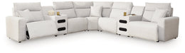 Modmax II Power Reclining Sectional with Audio Consoles - Furniture Warehouse Direct (Victoria, TX)