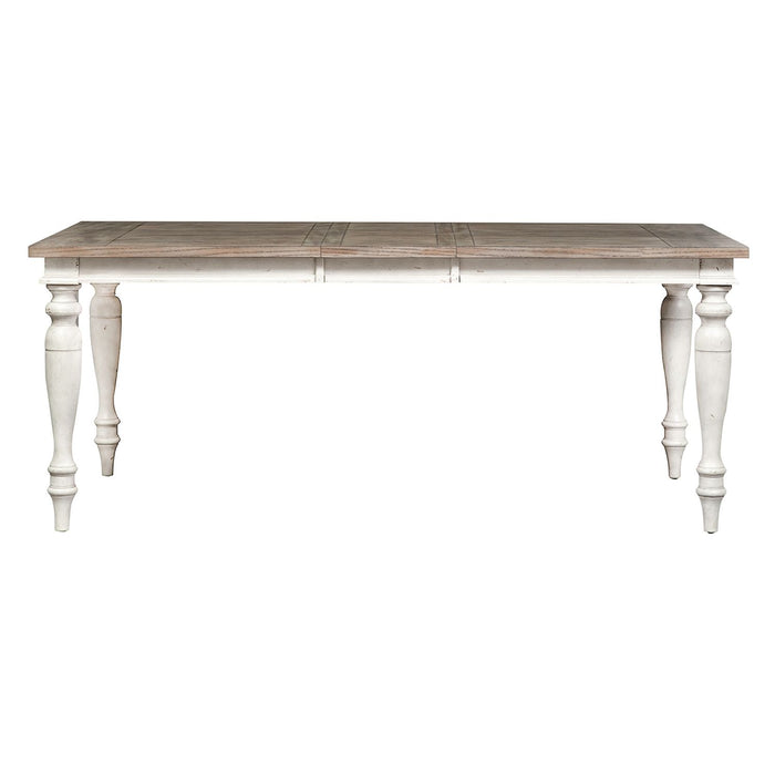 Whitney Rectangular Leg Table in Weathered Gray - Furniture Warehouse Direct (Victoria, TX)