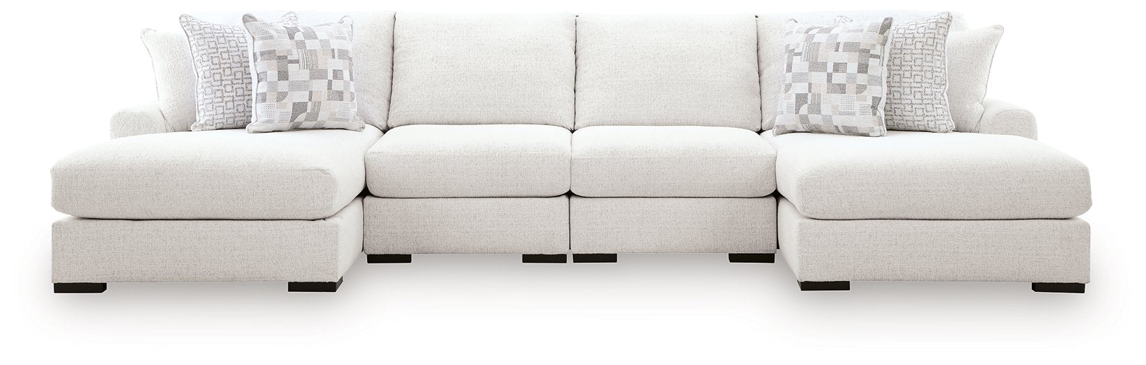 Misty-Lakes Double Chaise Sectional - Furniture Warehouse Direct (Victoria, TX)
