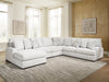 Misty-Lakes Sectional with Chaise - Furniture Warehouse Direct (Victoria, TX)