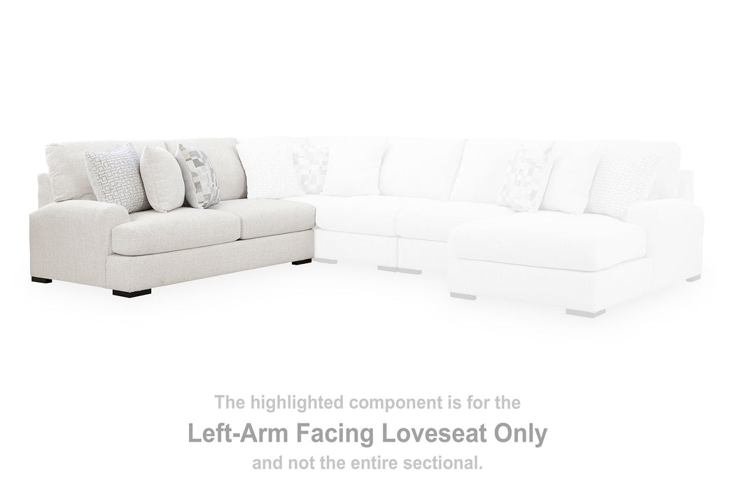 Misty-Lakes Sectional with Chaise - Furniture Warehouse Direct (Victoria, TX)