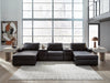 Modmax II Double Chaise Sectional with Audio Consoles - Furniture Warehouse Direct (Victoria, TX)