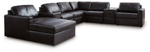 Modmax II Sectional with Chaise and Audio Consoles - Furniture Warehouse Direct (Victoria, TX)